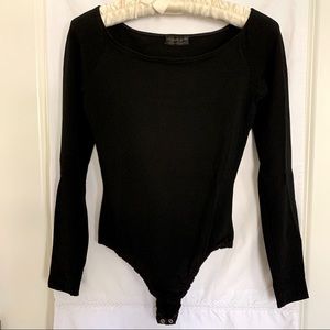 Donna Karan Essentials Vintage Bodysuit BK Petite